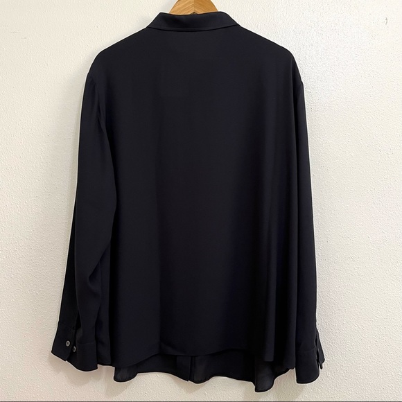 SOLD❗️ NWT Louis Vuitton Uniforms Navy Blue Blouse Black Button Up Shirt 18 54 - Picture 5 of 10